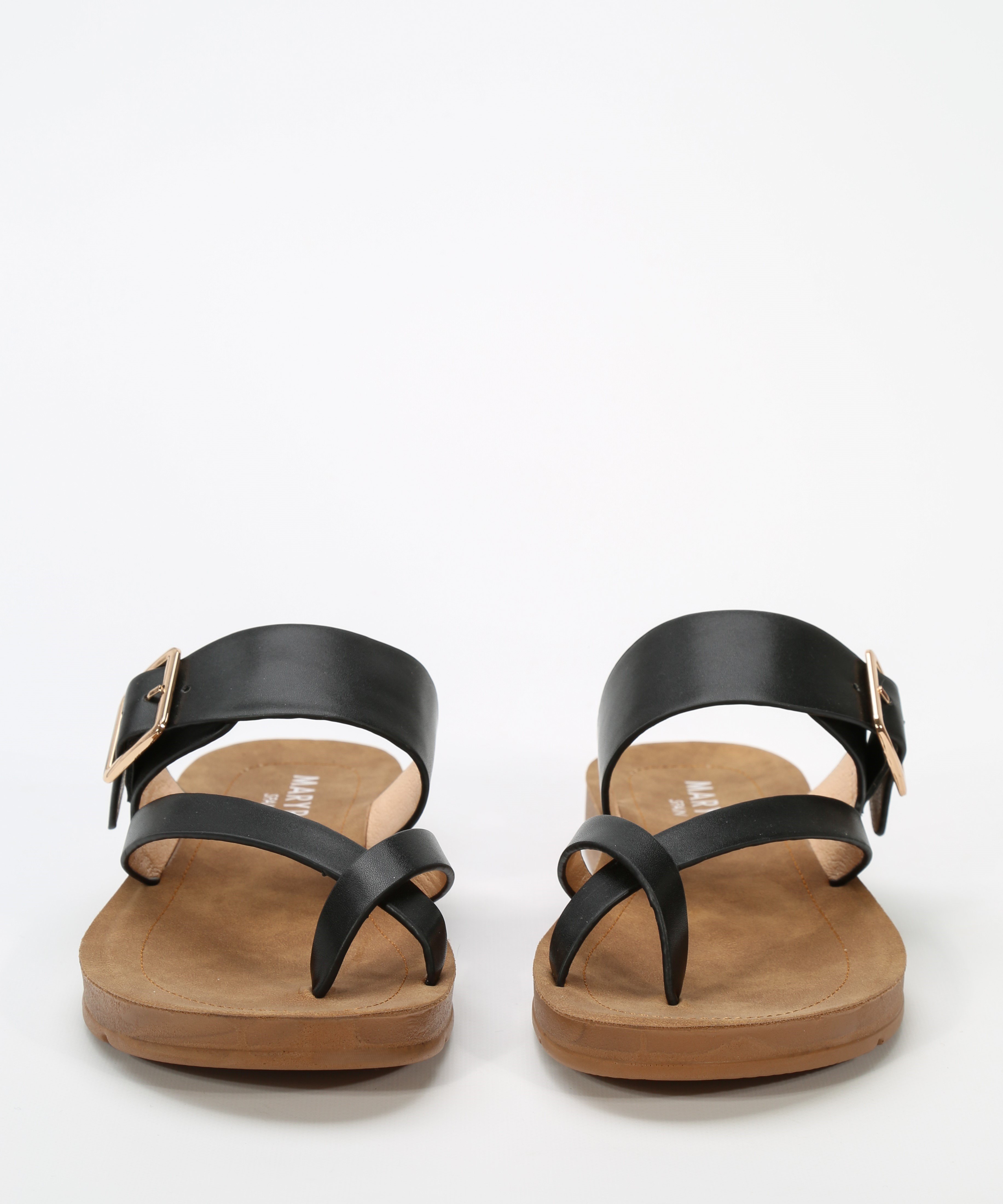 Sandalia plana hebilla image number null